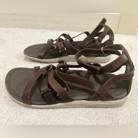 Merrell Women's Kalari Shaw Strap Brown Sandal - Picture 2 of 8